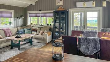 Televisio, takka, DVD-soitin