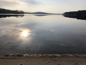 Sun-loungers, beach towels