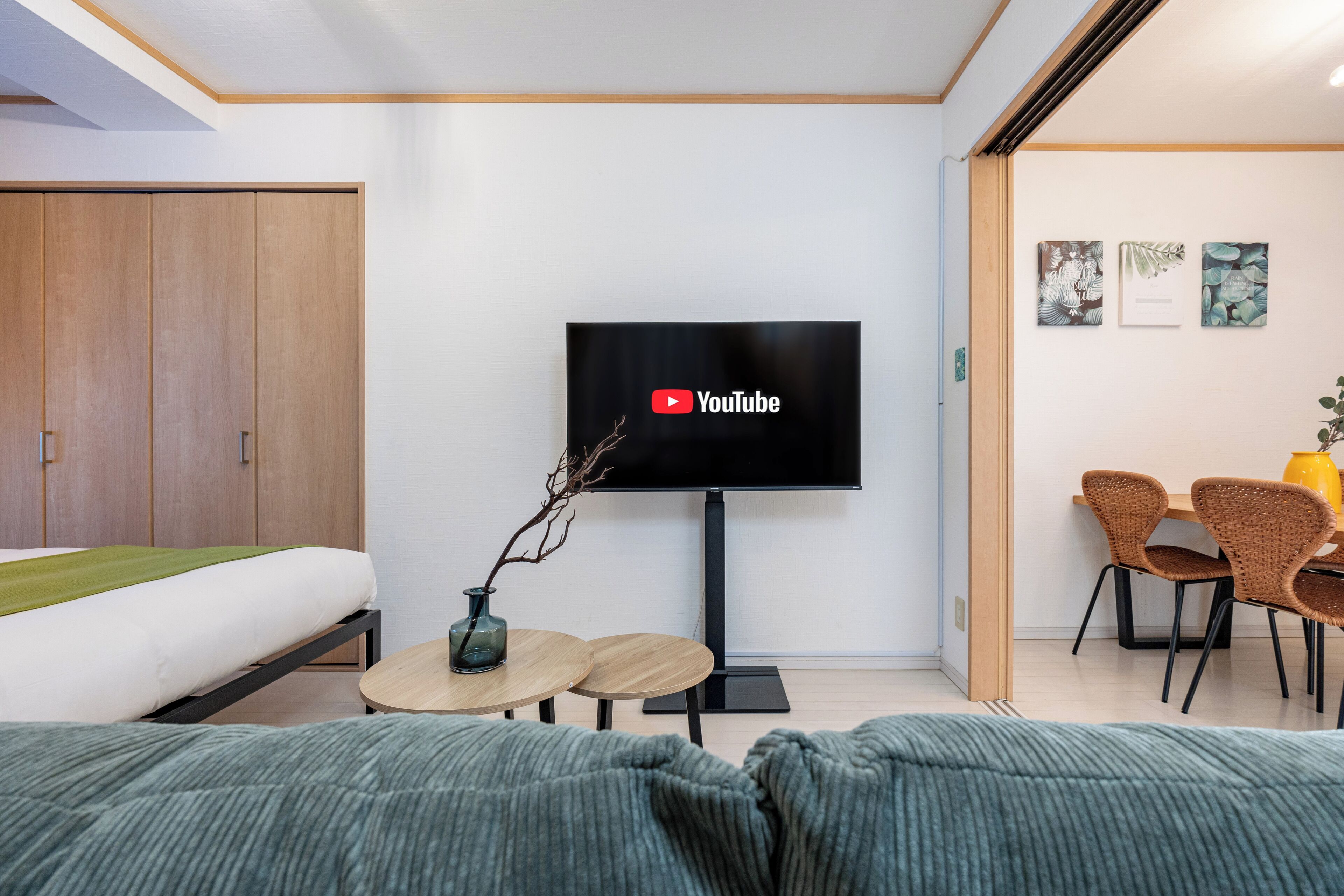 Lägenhet Deluxe | Vardagsrum | Platt-tv