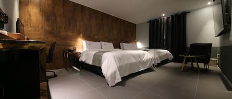 Blackout drapes, free WiFi