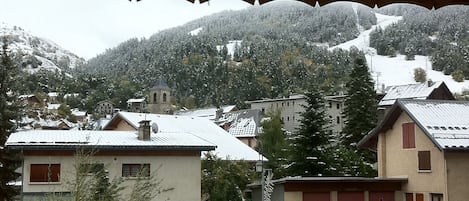 Udsigt fra overnatningsstedet