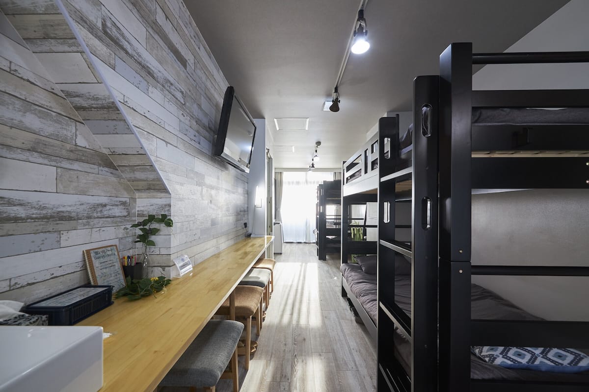 Apartemen, Bebas Asap Rokok (2F) | 1 kamar tidur, meja kerja, dan Wi-Fi gratis