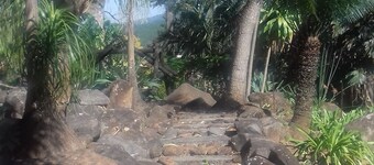 Peace full and pRica tell located with a lovely Garden fully furnished Apartment