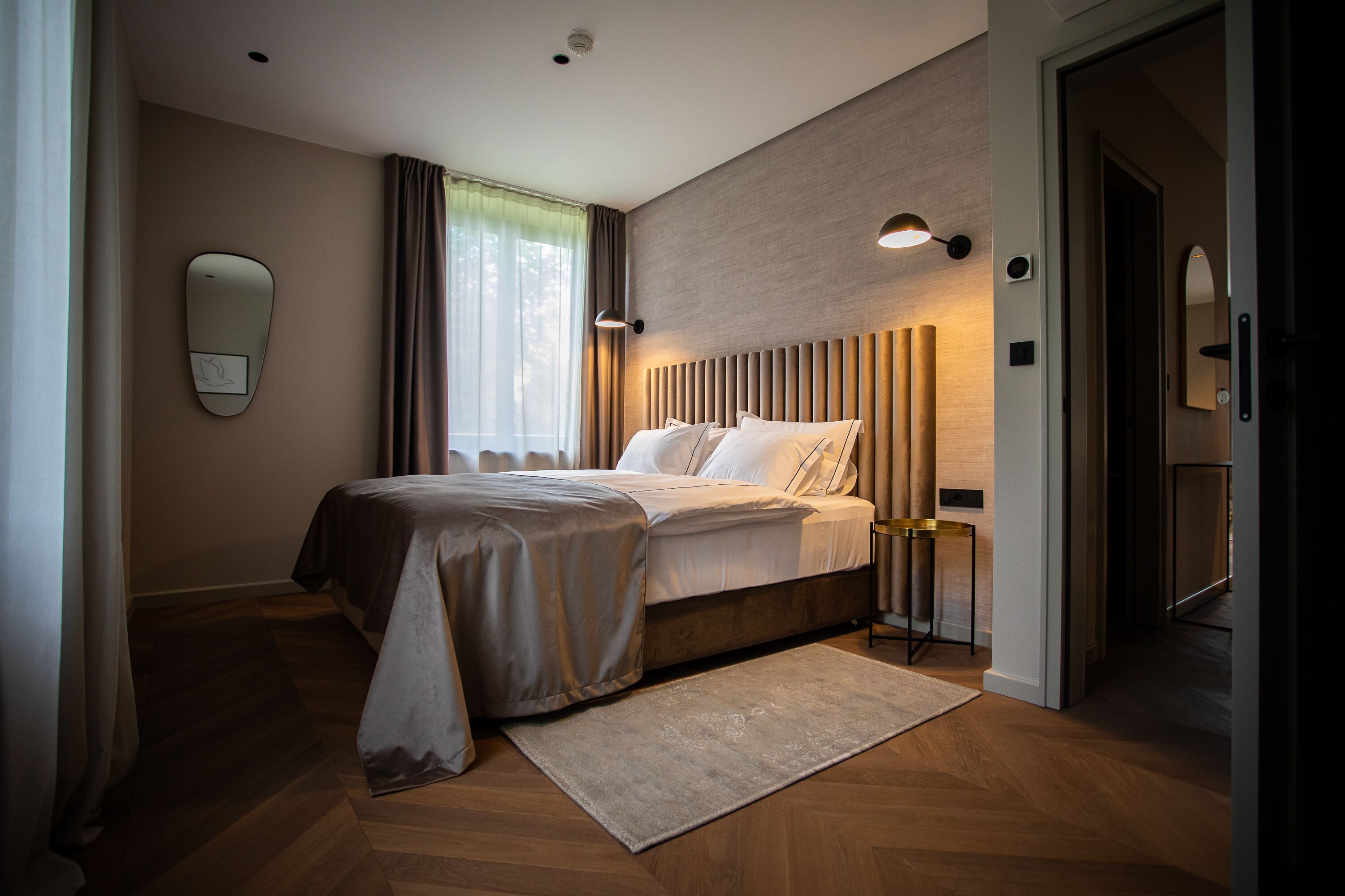 In-room safe, desk, laptop workspace, blackout drapes