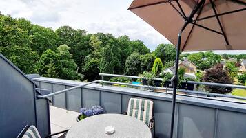 Comfort-Doppelzimmer | Blick vom Balkon
