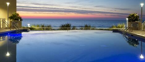 Indoor pool, outdoor pool