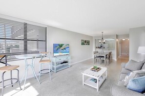 Condo, 1 King Bed with Sofa bed (South Seas East A-201) | Living room - South Seas East A-201 (Marco Island)