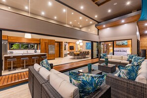 House, Multiple Beds (The Island House) | Living room | TV - The Island House (Tamarindo)