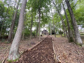 Property grounds - LAKEFRONT HARTWELL! Good dogs welcome! Covered dock, fire pit, kayaks! (Westminster)