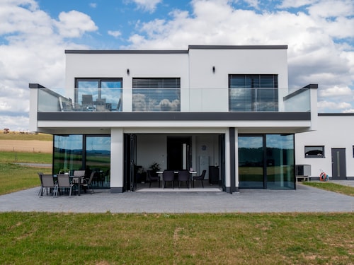 Ferienhaus Vogt, Wohnung Erdgeschoss barrierefrei mit großer Terrasse