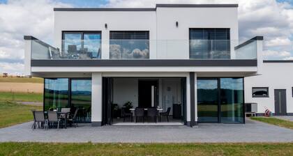 Ferienhaus Vogt, Wohnung Erdgeschoss barrierefrei mit groĂer Terrasse