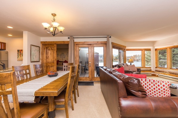 Condo, 2 Bedrooms | Living room | TV, fireplace - Willows #1714 by Summit County Mountain Retreats (Keystone)