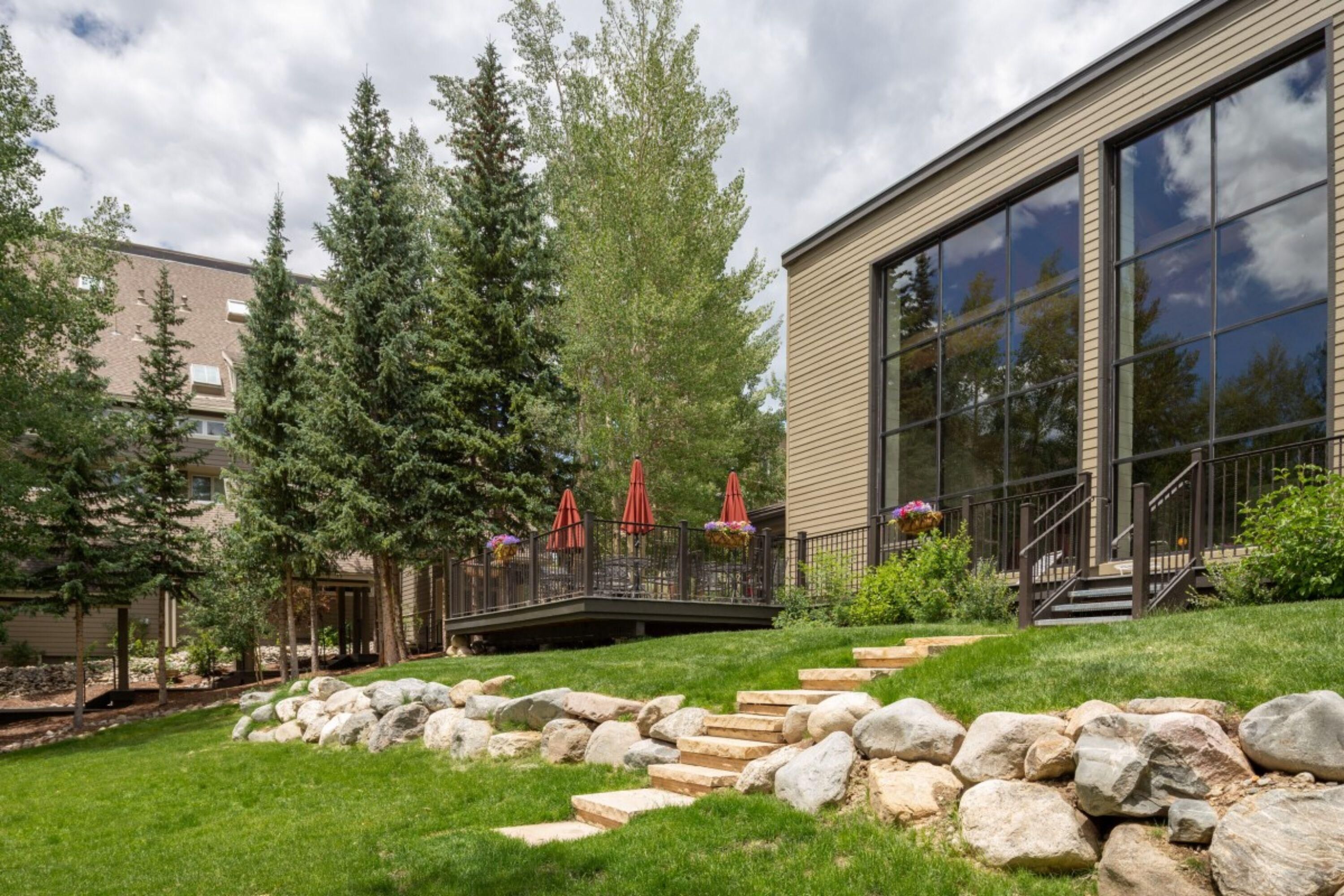 Majoituspaikan julkisivu