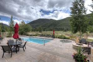 Outdoor pool, a heated pool - Red Hawk Lodge by Summit County Mountain Retreats (Keystone)