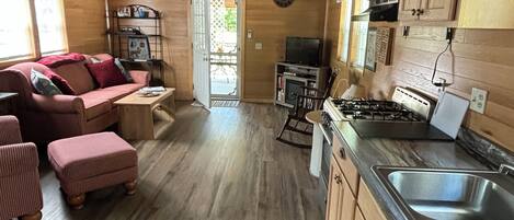 Televisor intel·ligent, llar de foc, reproductor de DVD i llibres