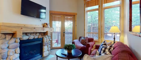 تلفزيون، مدفأة