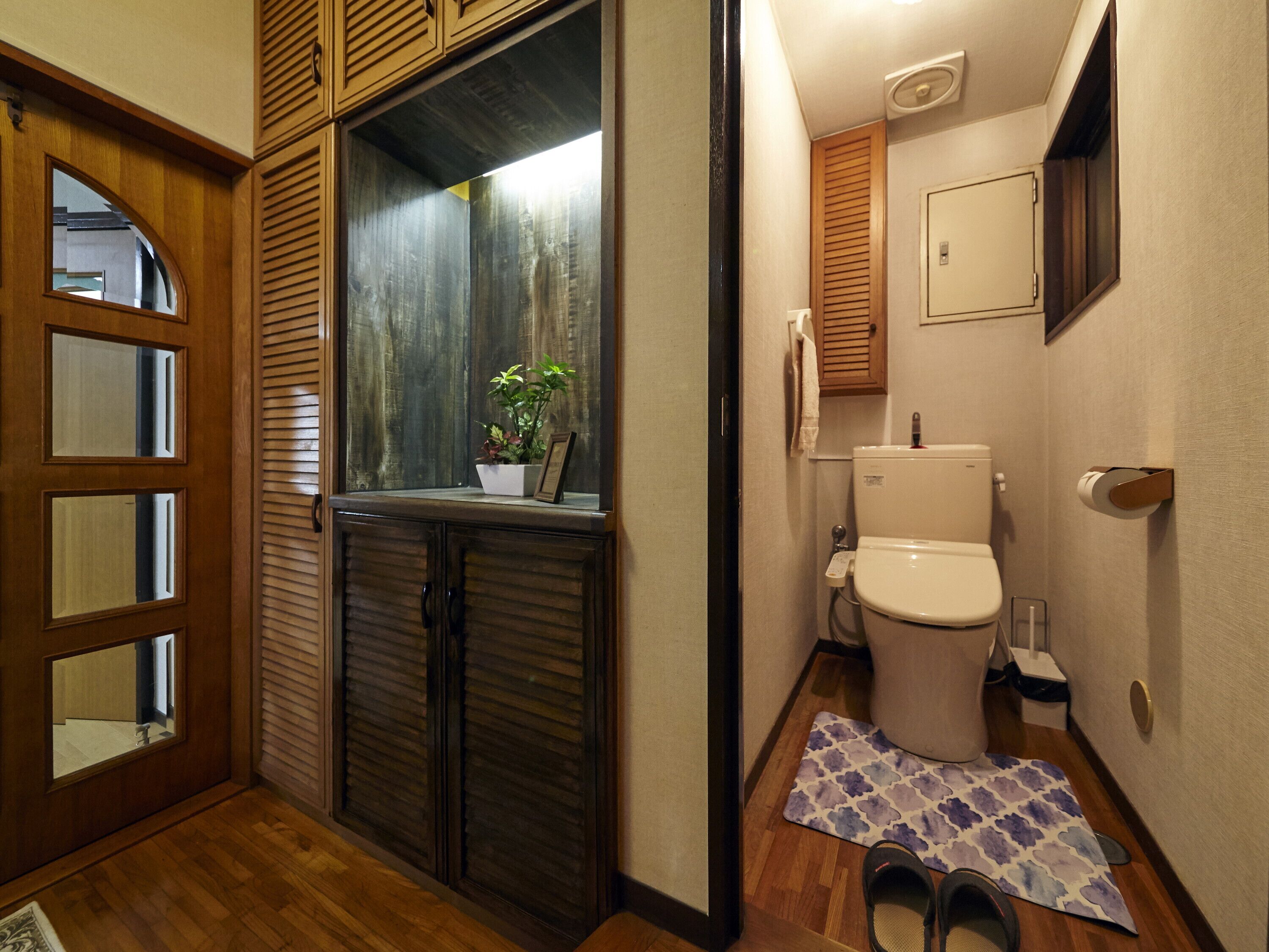 Apartment, Non Smoking | Bathroom | Separate tub and shower, hair dryer, slippers, electronic bidet