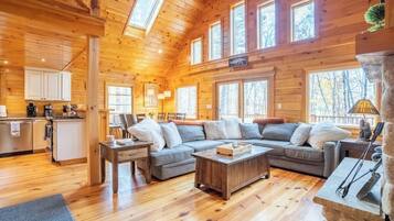 TV connectée, cheminée