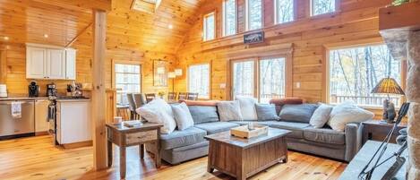 TV connectée, cheminée