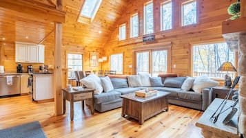 TV connectée, cheminée