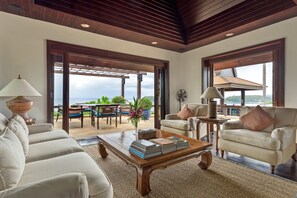 Villa | Living area | LCD TV - Villa Baan Hen 5 Bedroom Kata Beach (Karon)