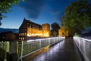 Front of property – evening/night