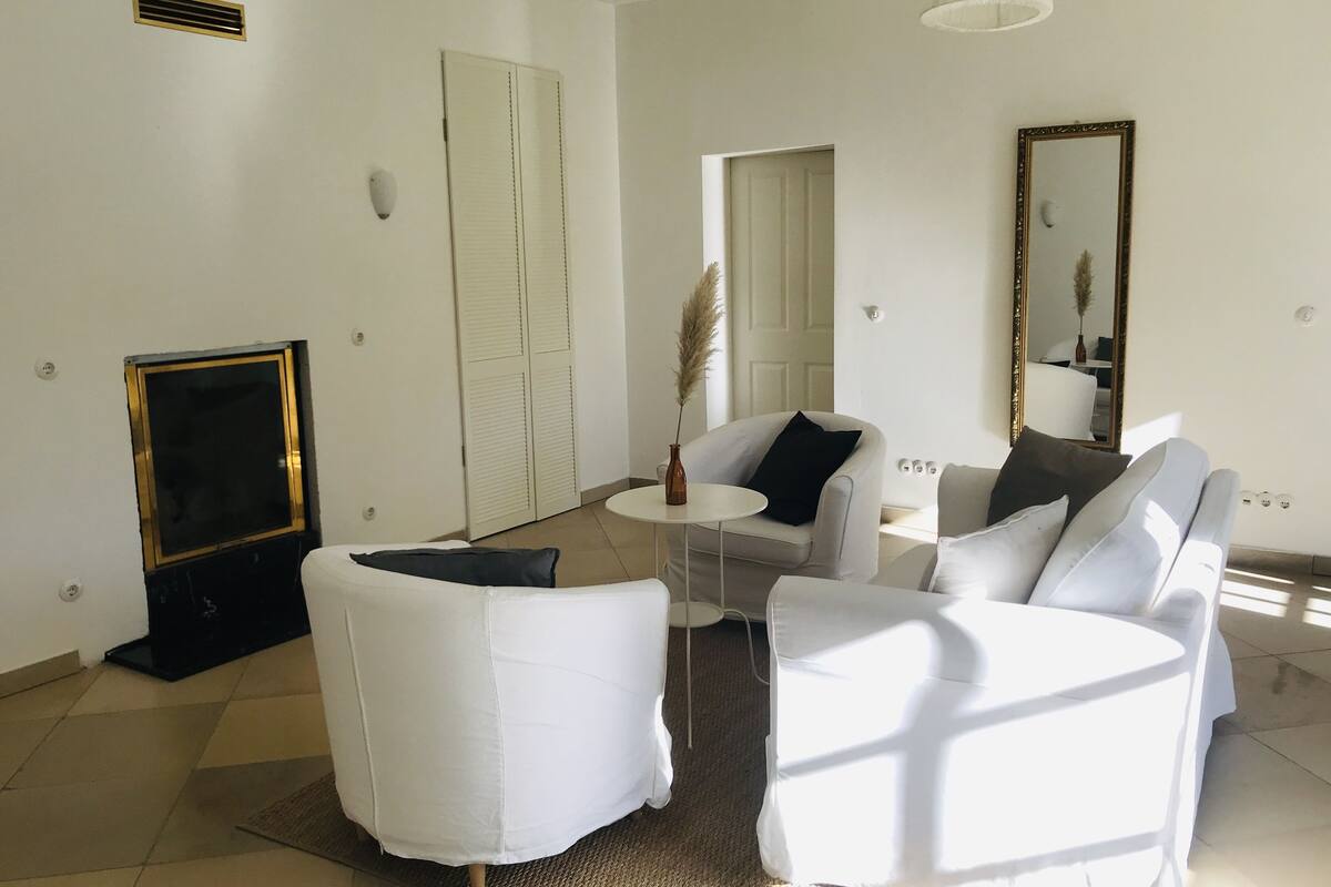 Premium suite, 2 slaapkamers, niet-roken, terras | Woonruimte