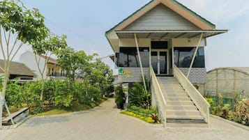 Voorkant van accommodatie