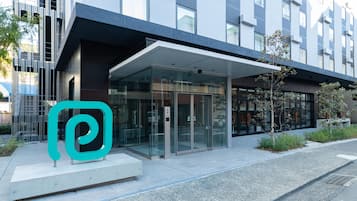 Façana frontal de l'allotjament