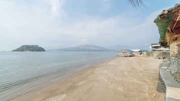 En la playa