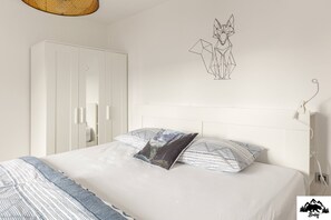 3 chambres, bureau, lit parapluie, Wi-Fi gratuit
