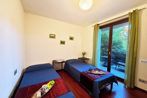 蜜月公寓, 多间卧室, 双浴室, 山腰 (La Perla Di Sonenga - Giardino) | 3 多间卧室、免费 WiFi、床单