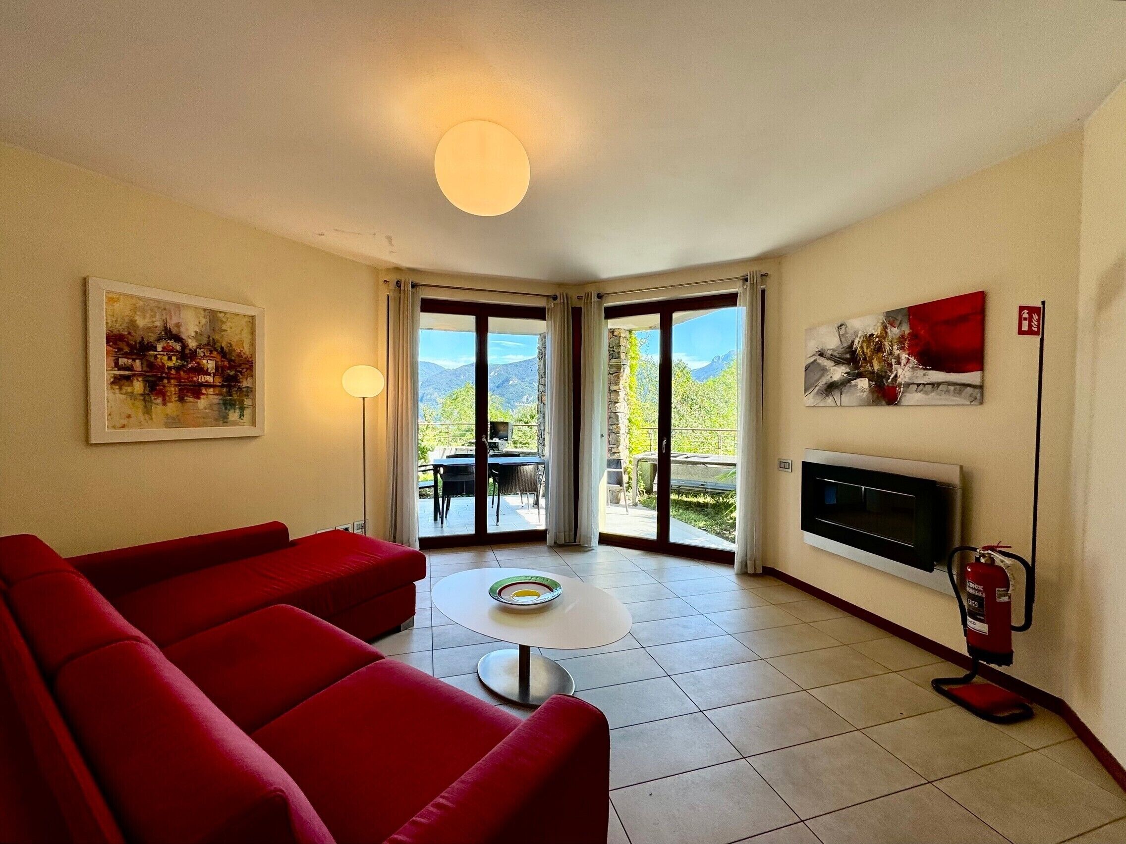 Appartement Lune de Miel, plusieurs chambres, 2 salles de bains (La Perla Di Sonenga - Giardino) | Salle de séjour