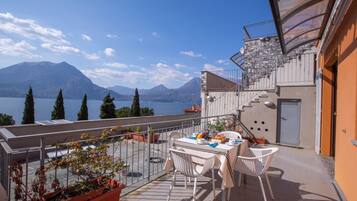 Appartement Familial, plusieurs chambres, cÎté montagne (Fontana Del Lago Apt. 7) | Terrasse/Patio