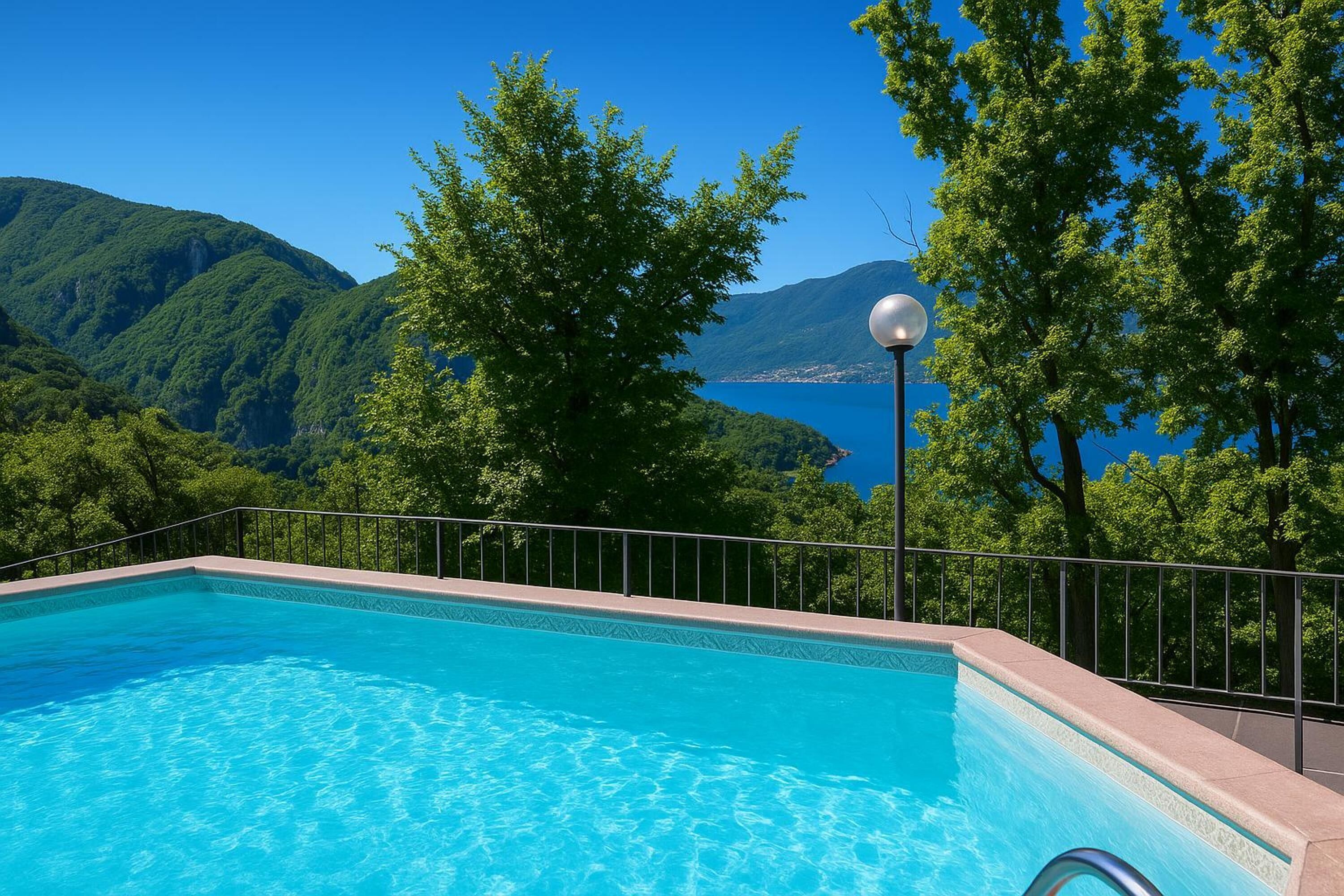 Piscina externa sazonal