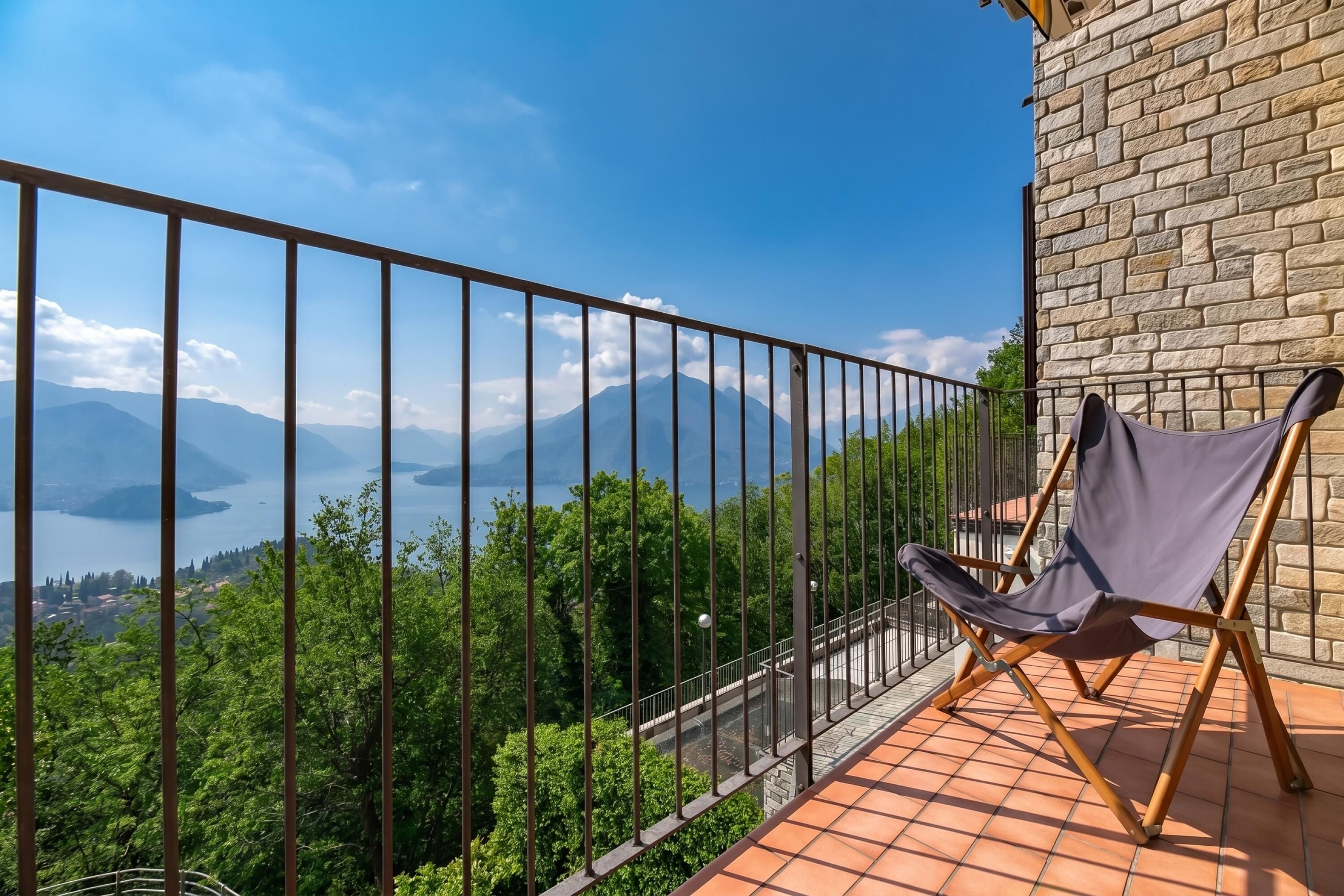 Appartement Familial, plusieurs chambres, côté montagne (Alto Perledo Terrazzo) | Enceinte de l’hébergement