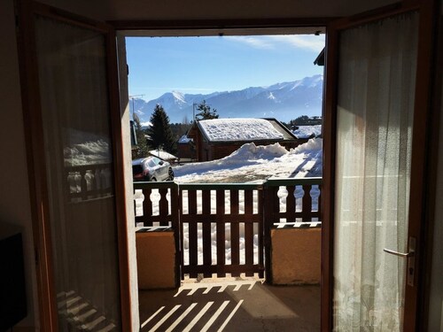 Rdc 2 ch. au Pied des Pistes avec Jardin et Local à Skis