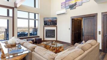 智能電視、壁爐、電子遊戲、DVD 播放機