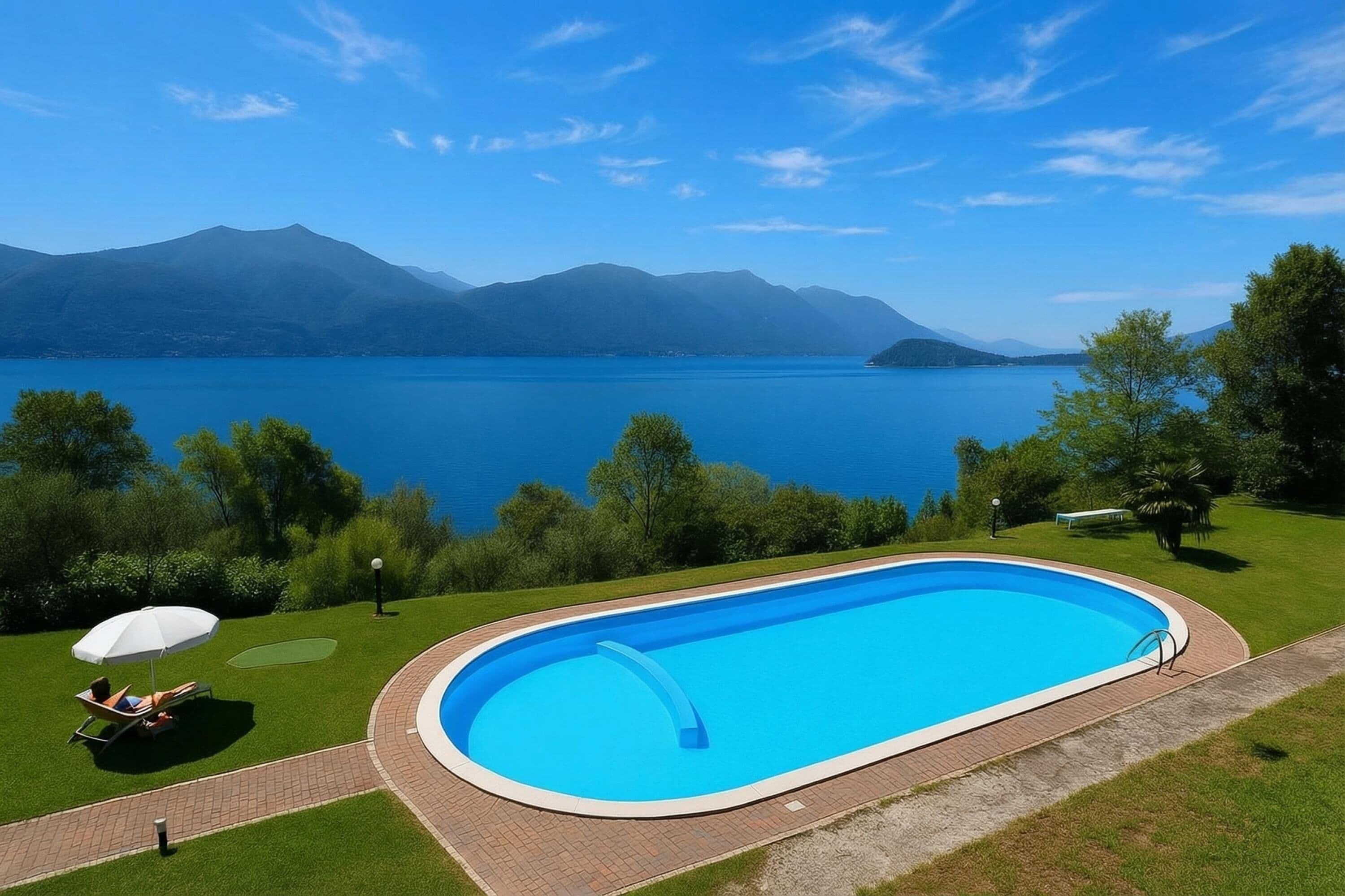Family Apartment, Multiple Bedrooms, 2 Bathrooms, Mountainside (Balcone di Noa e Stella) | Pool | Outdoor pool