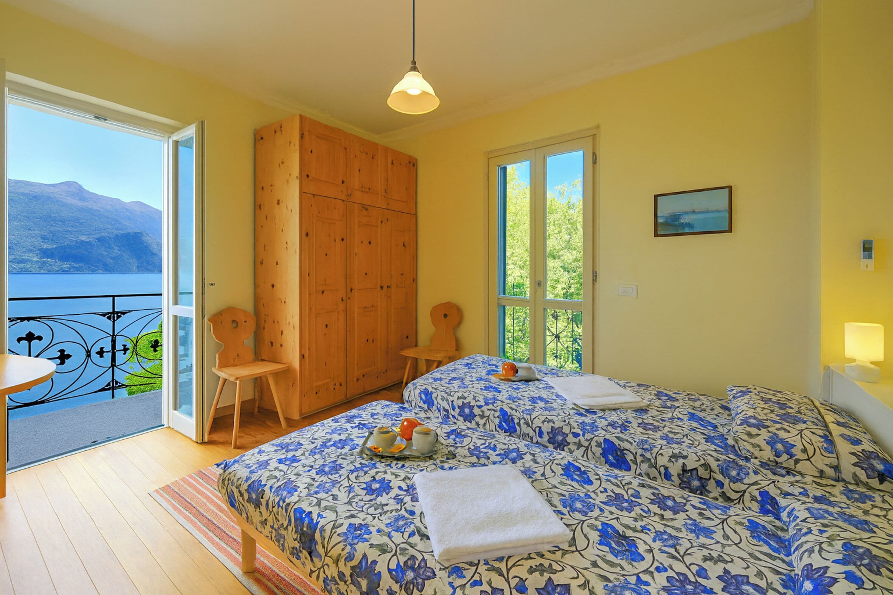 Vila Keluarga, beberapa kamar, tepi danau (Villa Lucia Varenna) | 3 kamar tidur, setrika/meja setrika, Wi-Fi gratis, dan seprai linen