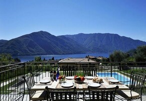 Family Apartment, Multiple Bedrooms, 2 Bathrooms, Mountainside (Tremezzo Ulivi Apt. 7) | Terrace/patio