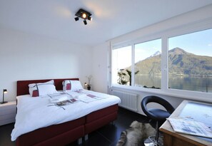 Villa Familiale, plusieurs lits, 2 salles de bains, côté montagne (Villa Luminosa) | 3 chambres, Wi-Fi, draps fournis
