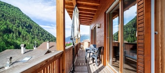 Apartment “Pritscheshof Balkon” with Mountain View, Balcony & Terrace