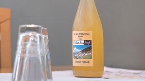 A bottle of wine with a label indicating it's from the South Tyrol region. - Apartment “Pritscheshof Balkon” with Mountain View, Balcony & Terrace (Mals)