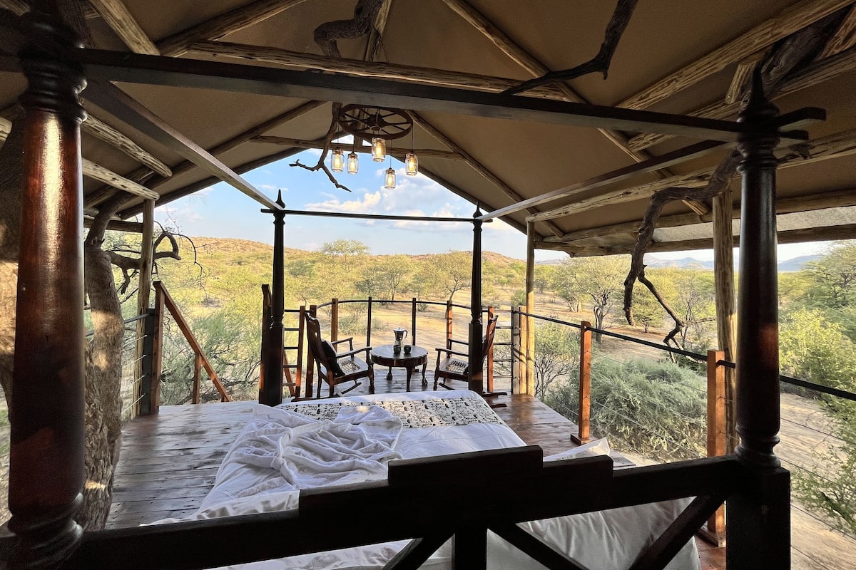 Casa sull'albero Standard | Una scrivania, Wi-Fi gratuito, lenzuola