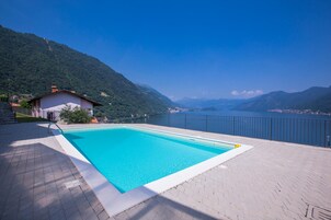 Family Apartment, 2 Bedrooms, Balcony, Mountainside (Residence degli Oleandri 6A) | Pool | Seasonal outdoor pool