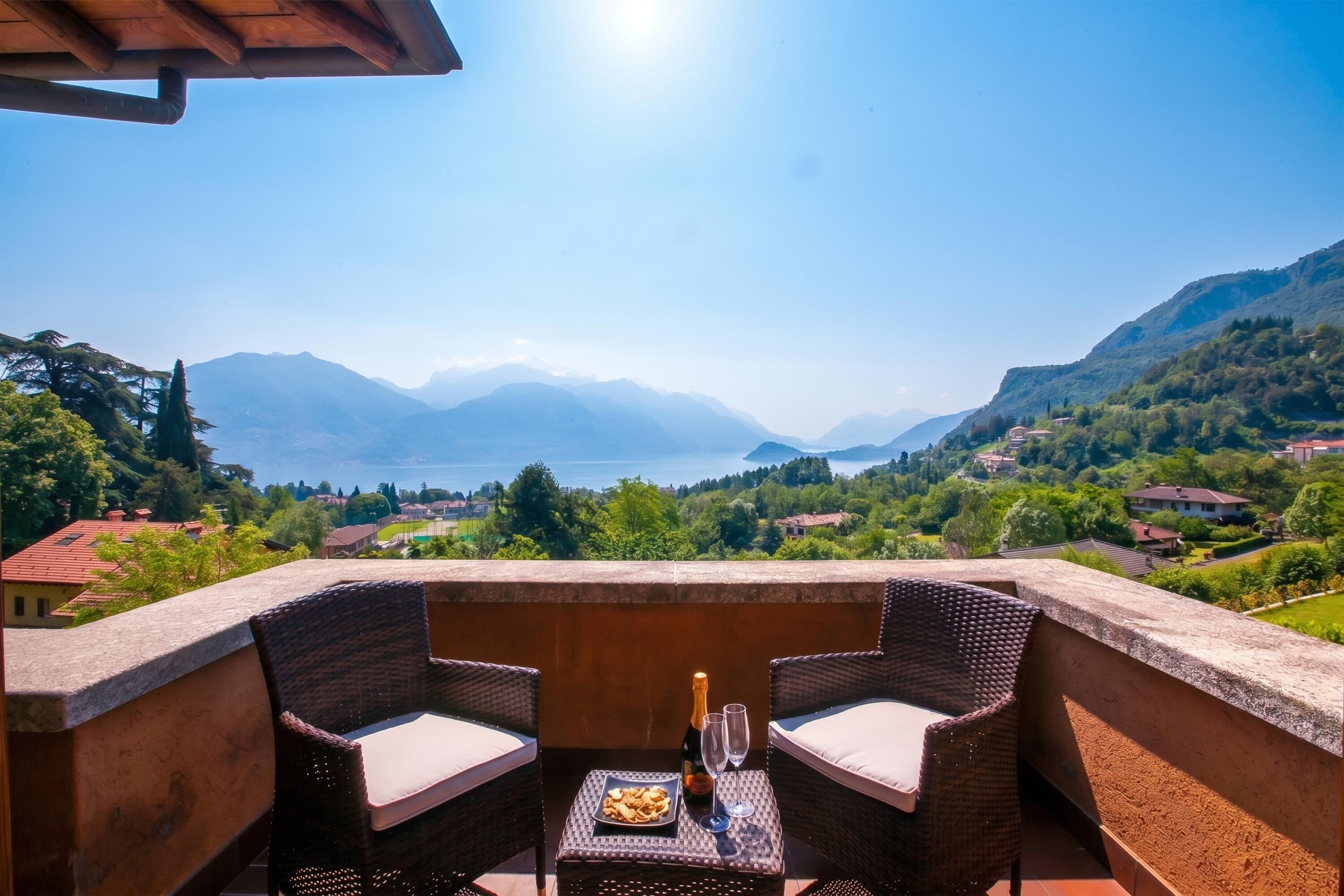 패밀리 빌라, 침실 여러 개, 욕실 2개, 산비탈 (Villa Lakecomo - Ritrovo) | 숙박 시설 구내