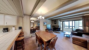 Dining - 2 Bedroom Condo with Amazing Unobstructed Mountain View! Steps from Canyon Lodge! by RedAwning (Mammoth Lakes)