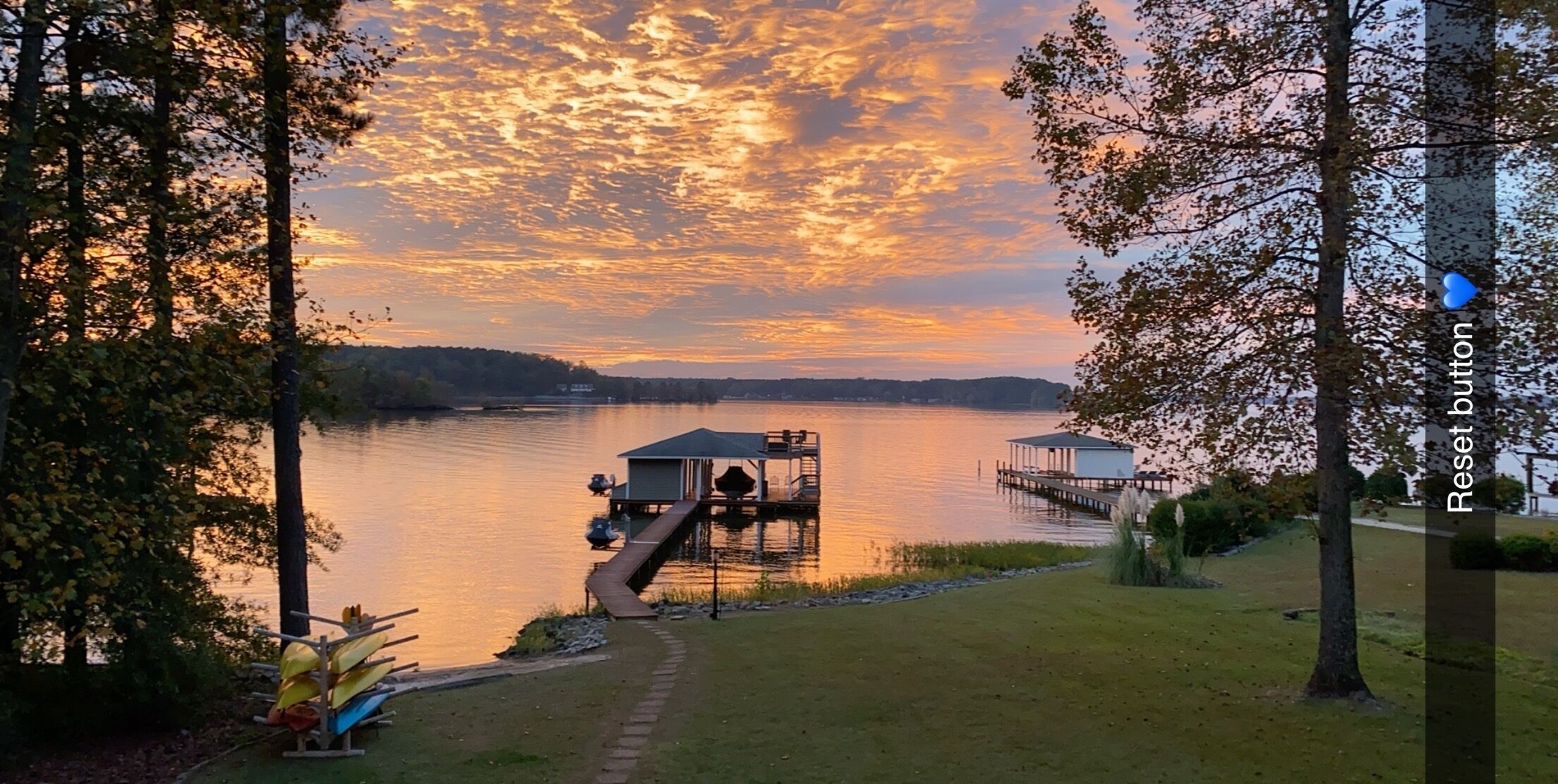 Waterfront home on Lake Gaston with beautiful sunset views!