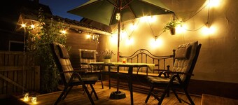 Rosi's Häusle am Schwarzwald / Terrace and garden area / E-car charging